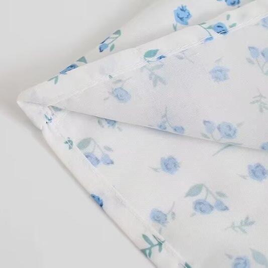 Vestido largo estampado elegante, informal y versátil KUN-00010