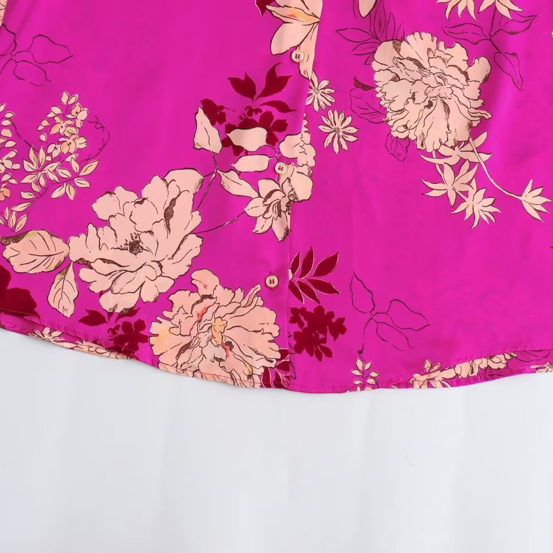 Silk Print Blouse - European Chic Fashion Top KUN-00022