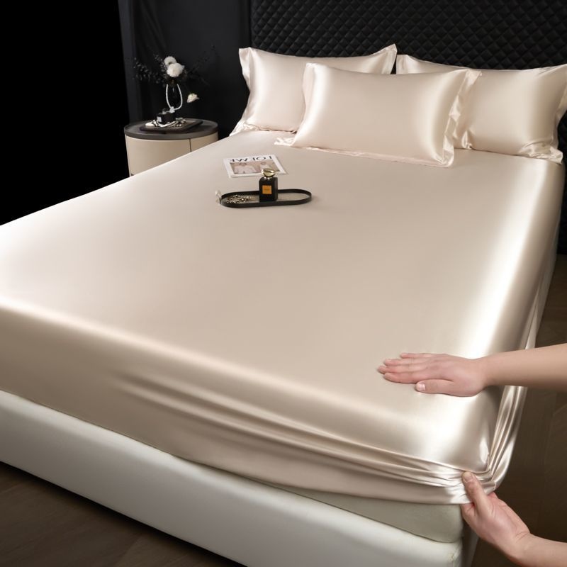 Mulberrry Silk Fitted 3-Piece Sheet Set - Premium Bed Sheet & Pillowcase Set