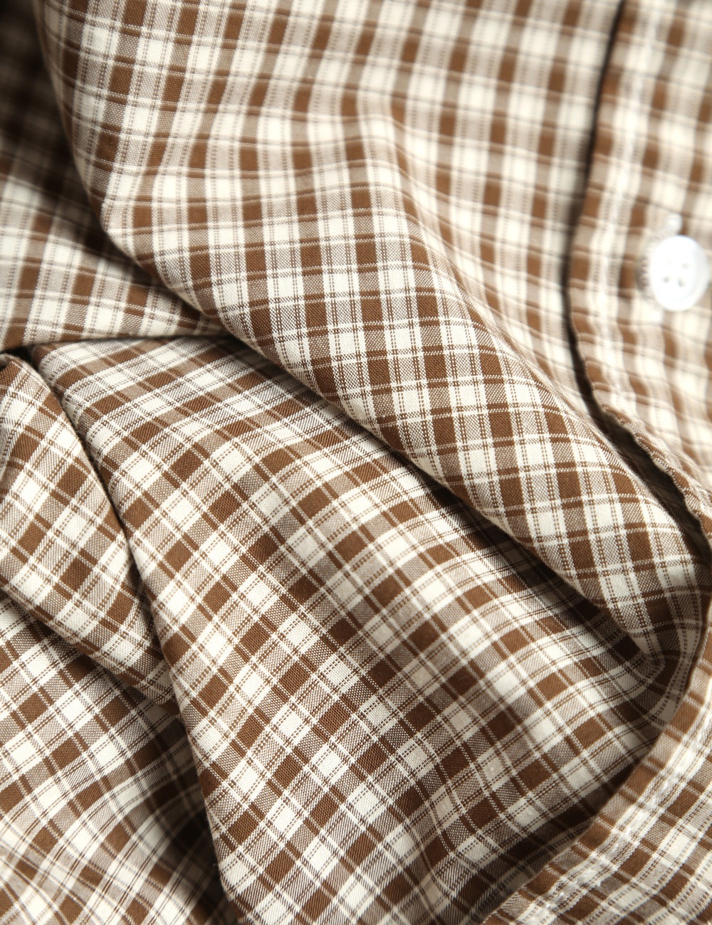 Camicia da uomo classica a quadri a maniche lunghe con bottoni