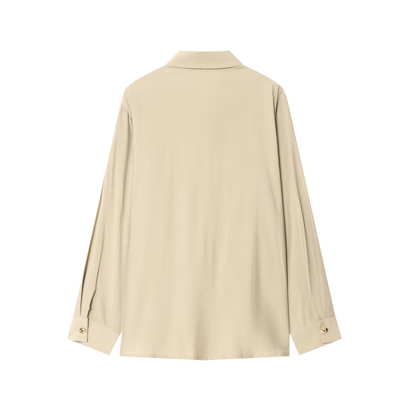 Inspired Women's Double-Breasted Shirt with Gold Buttons KUN-00124