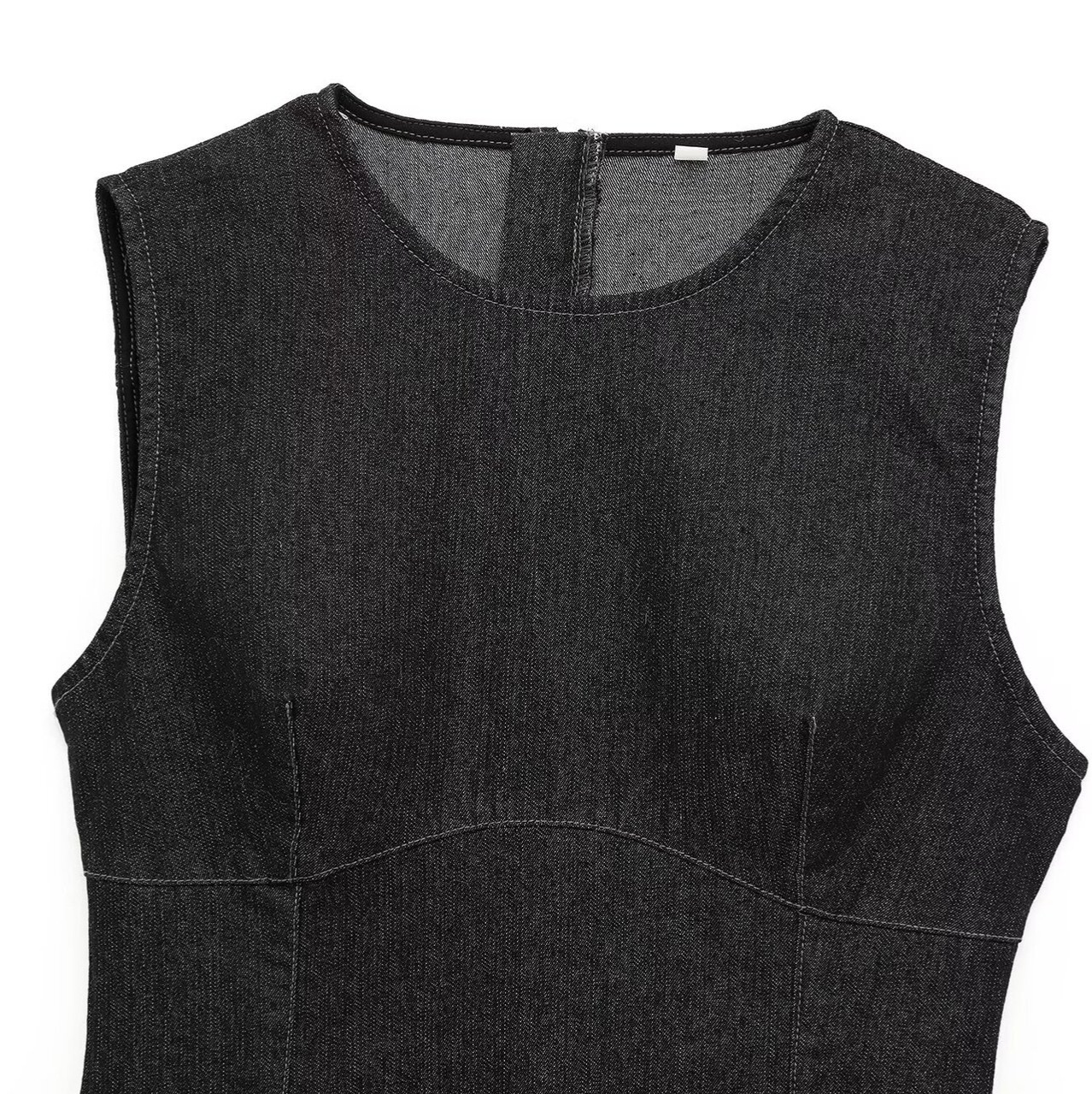 Denim Mini Dress - Trendy & Versatile KUN-00131