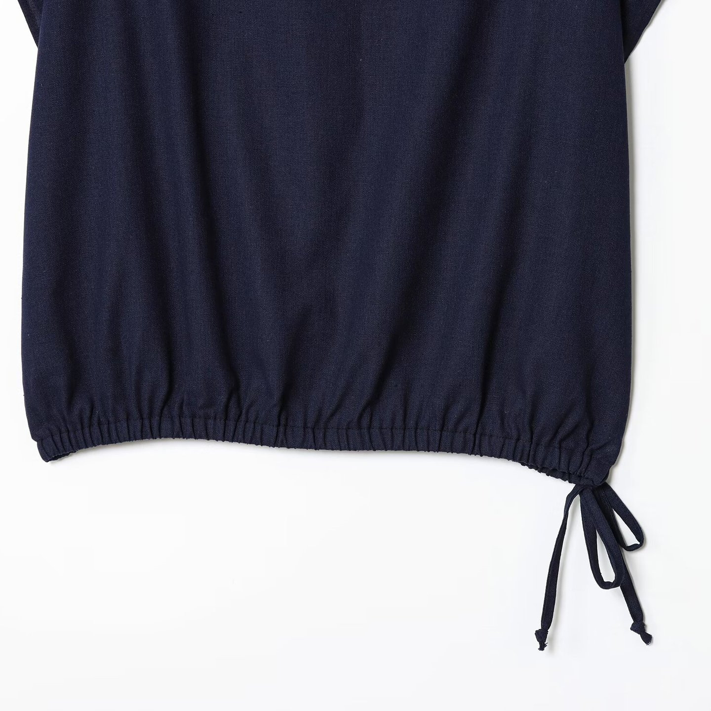 Blusa de lino con lazo - Estilo europeo - KUN-00043