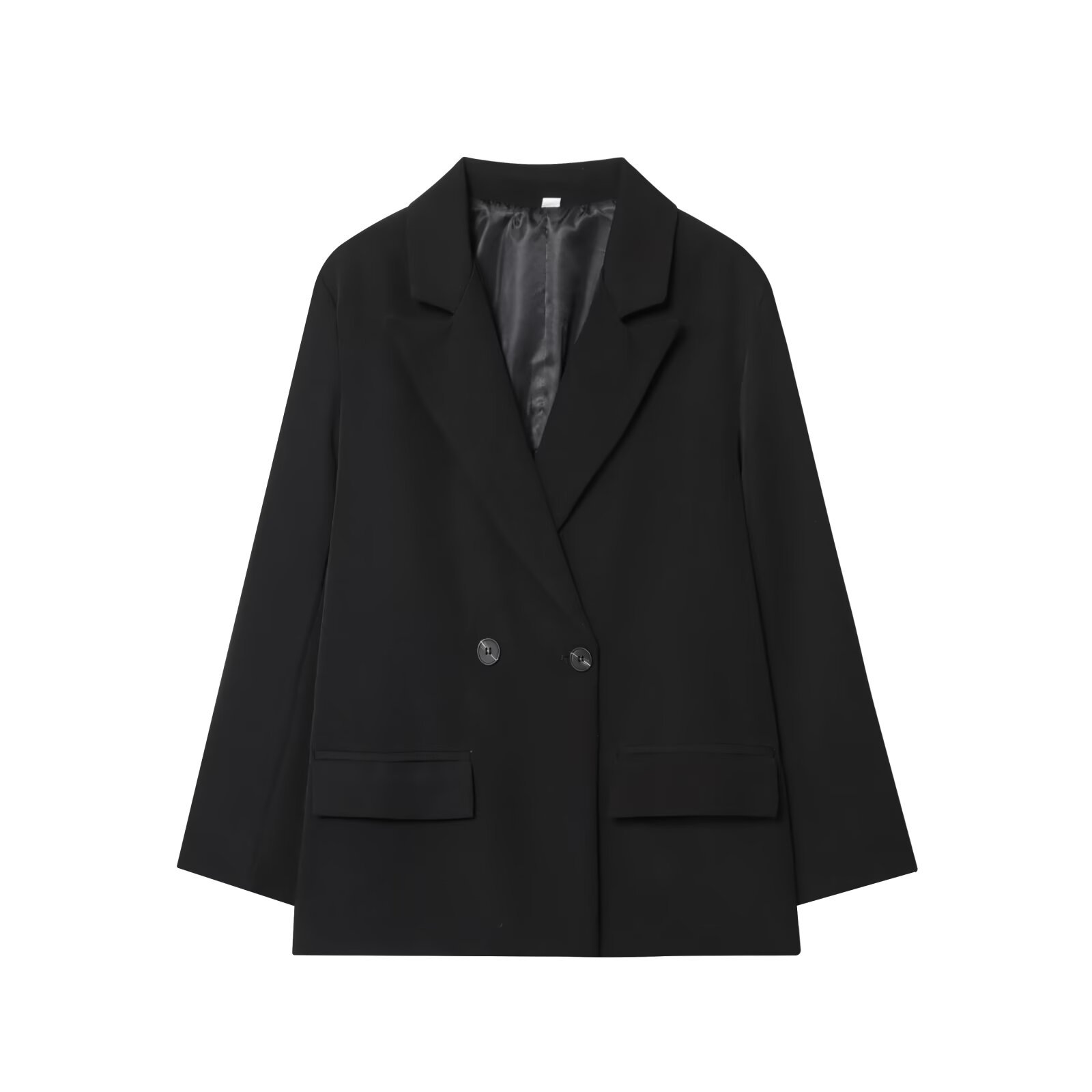 Women's Double-Breasted Blazer - Trendy Oversized Fit KUN-00032