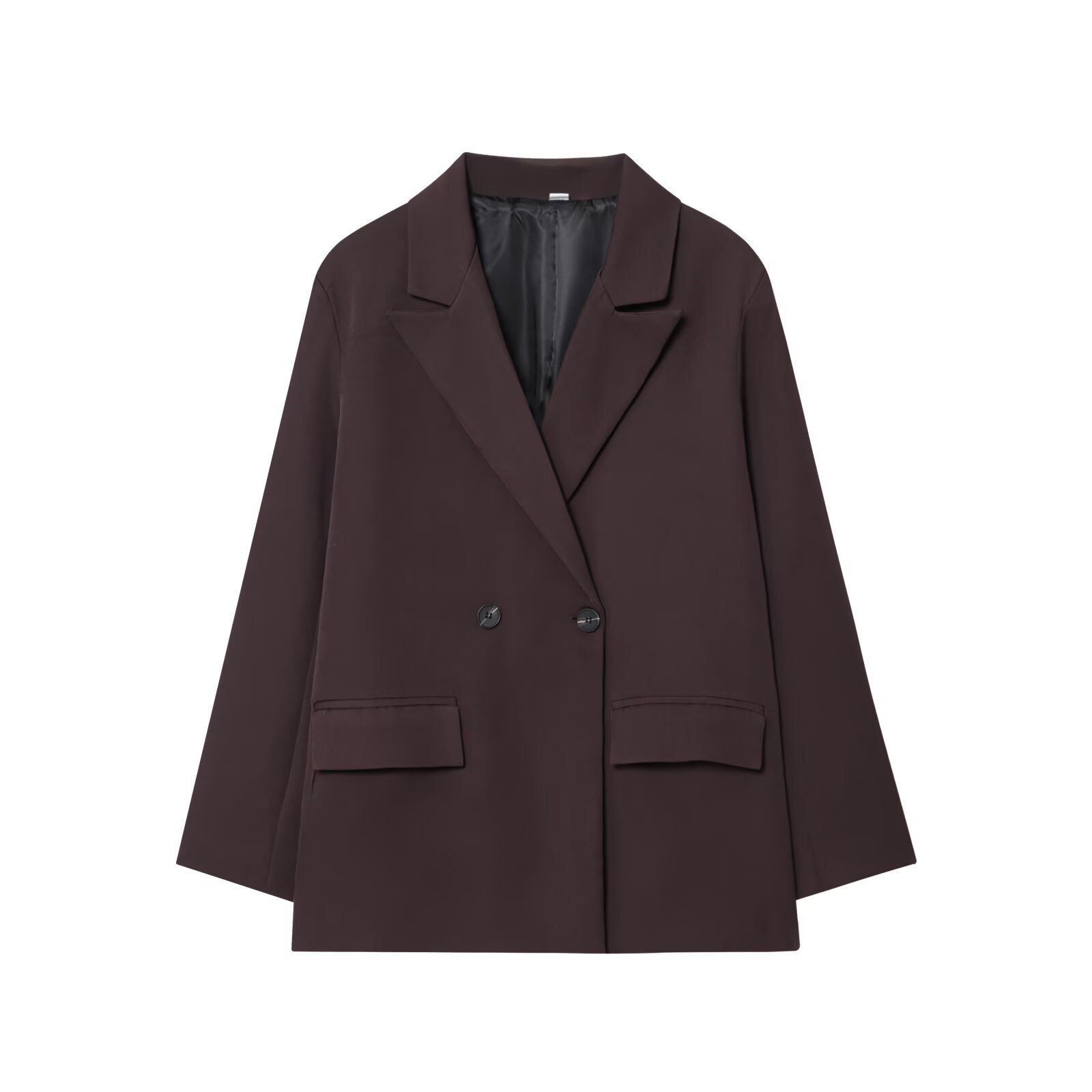 Women's Double-Breasted Blazer - Trendy Oversized Fit KUN-00032