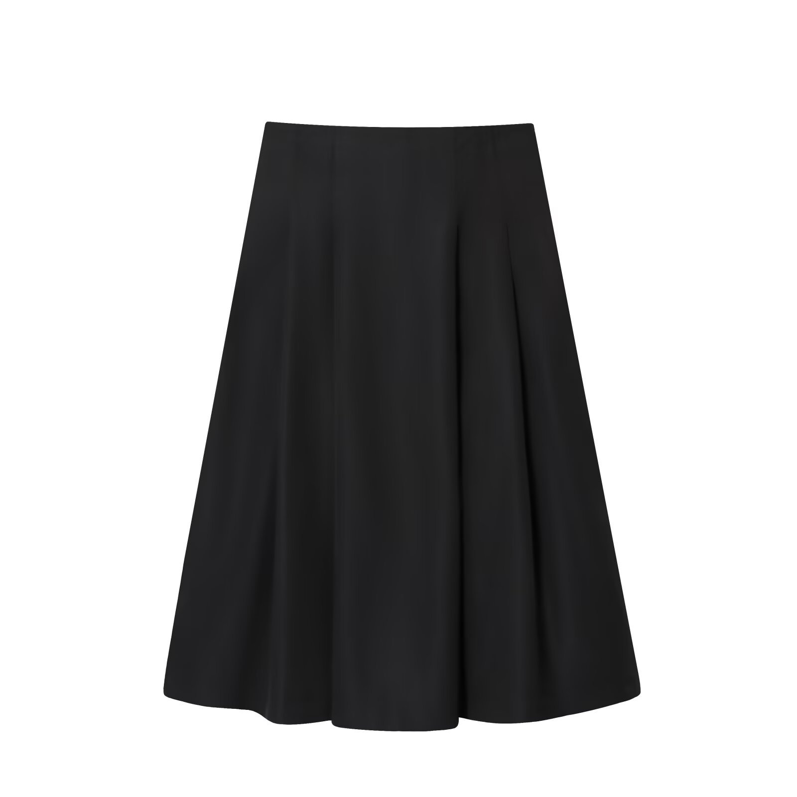 Pleated Midi Skirt - Versatile Chic European Style KUN-00006