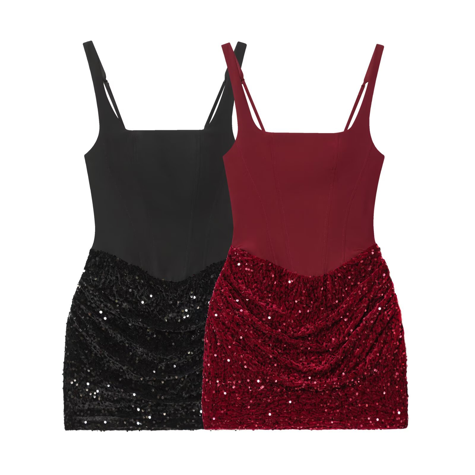 Sequin Bodycon Cami Dress - European Style KUN-00024