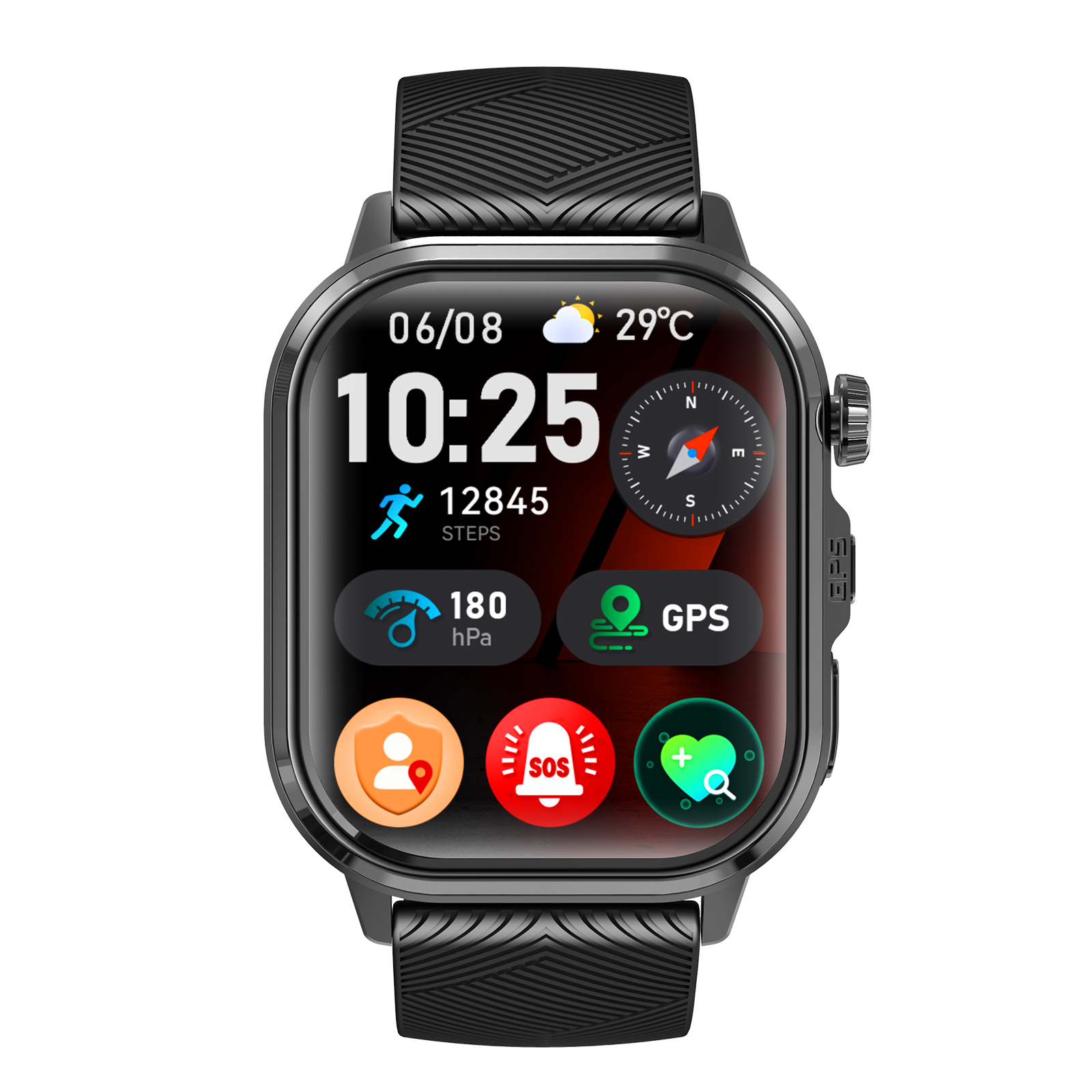 CARDIGO ECG+GPS Premium Professionele Smartwatch - Gezondheids- en fitnesstracker