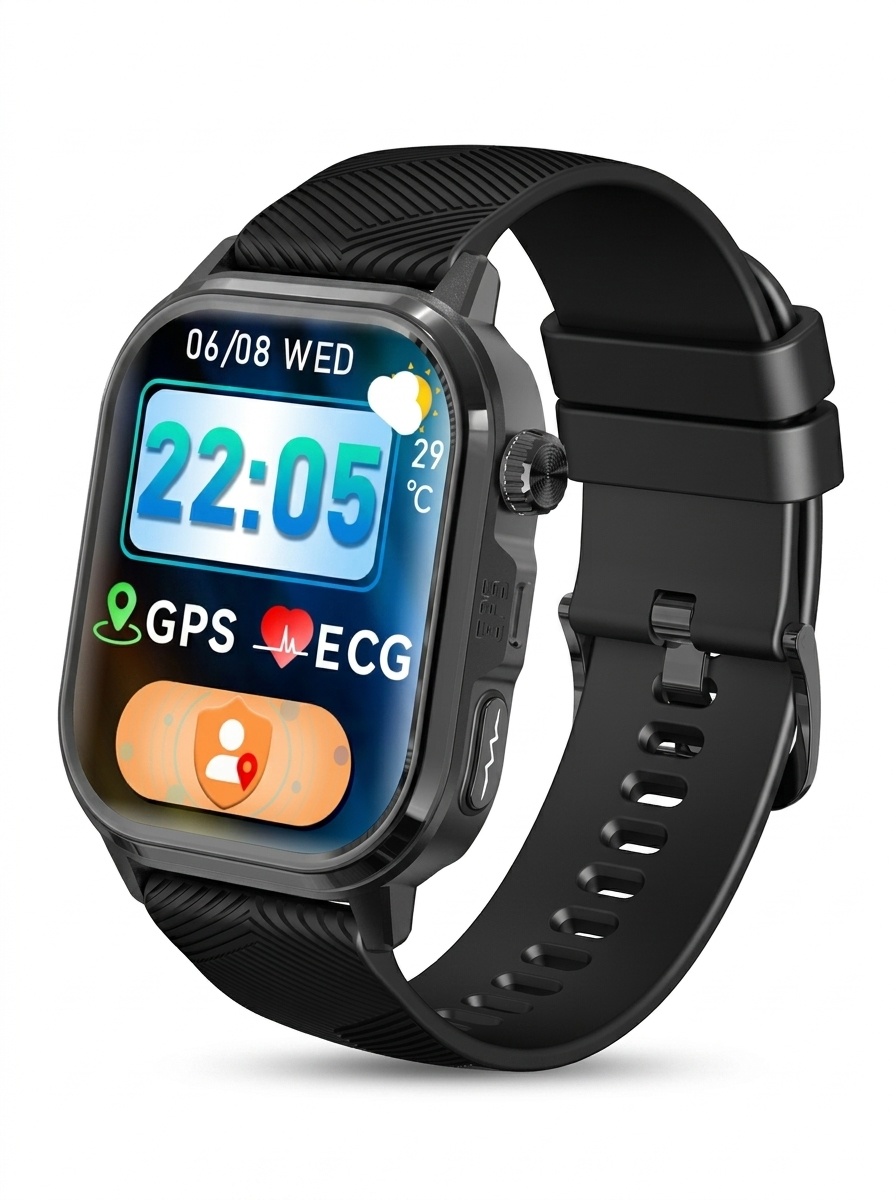 CARDIGO ECG+GPS Premium Professionele Smartwatch - Gezondheids- en fitnesstracker