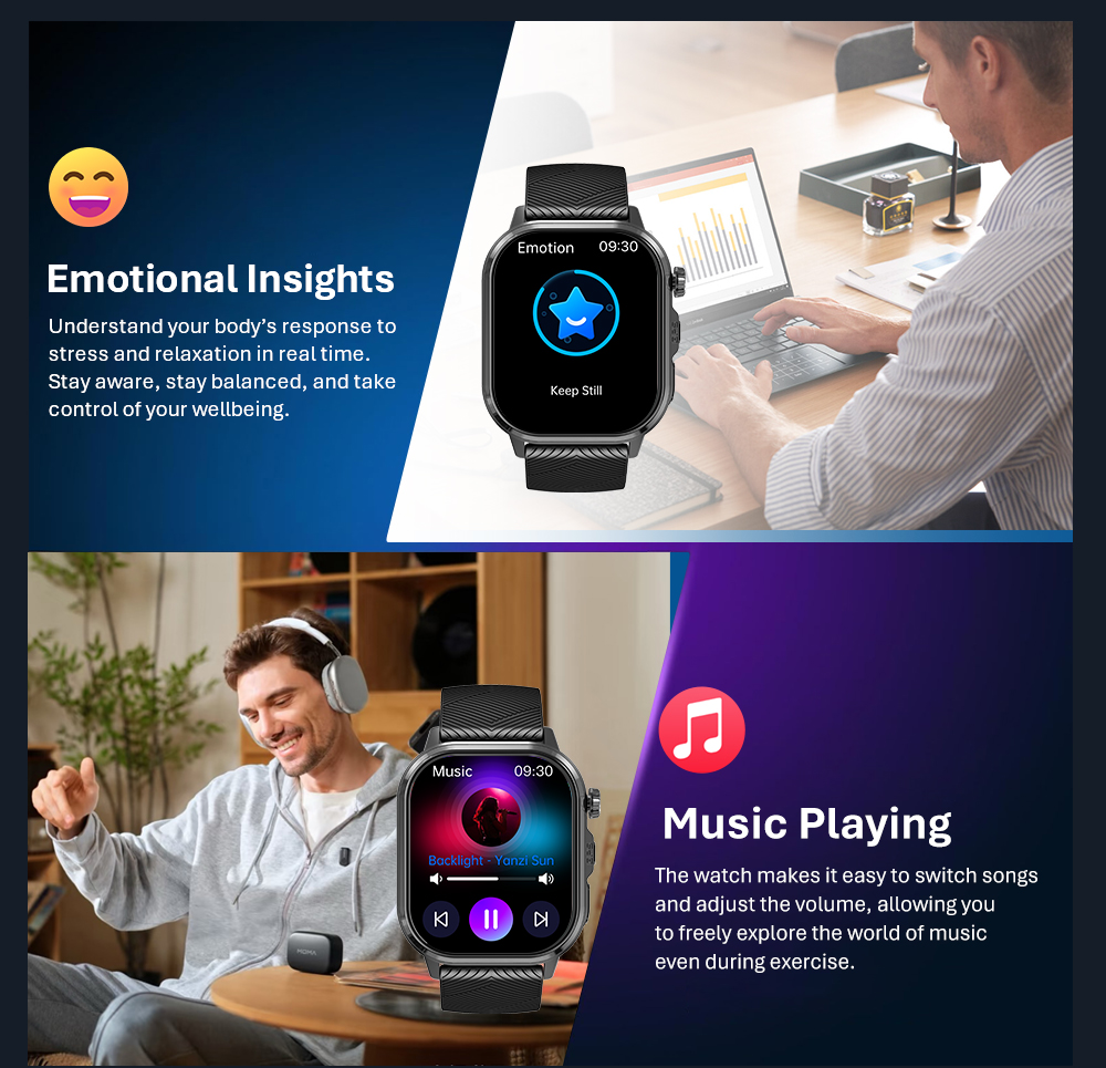 CARDIGO ECG+GPS Premium Professionele Smartwatch - Gezondheids- en fitnesstracker