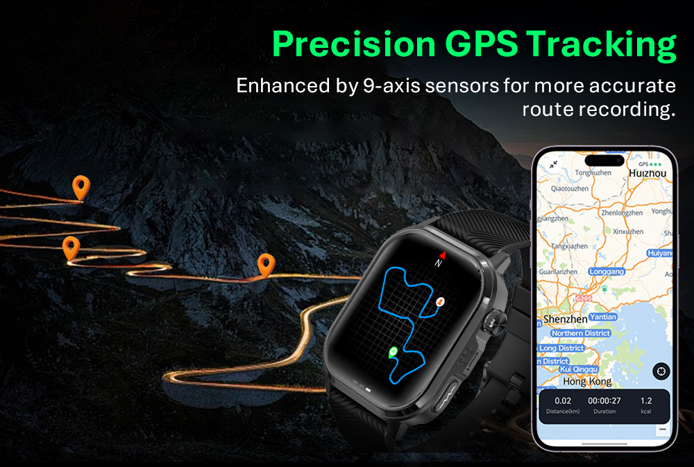 CARDIGO ECG+GPS Premium Professionele Smartwatch - Gezondheids- en fitnesstracker
