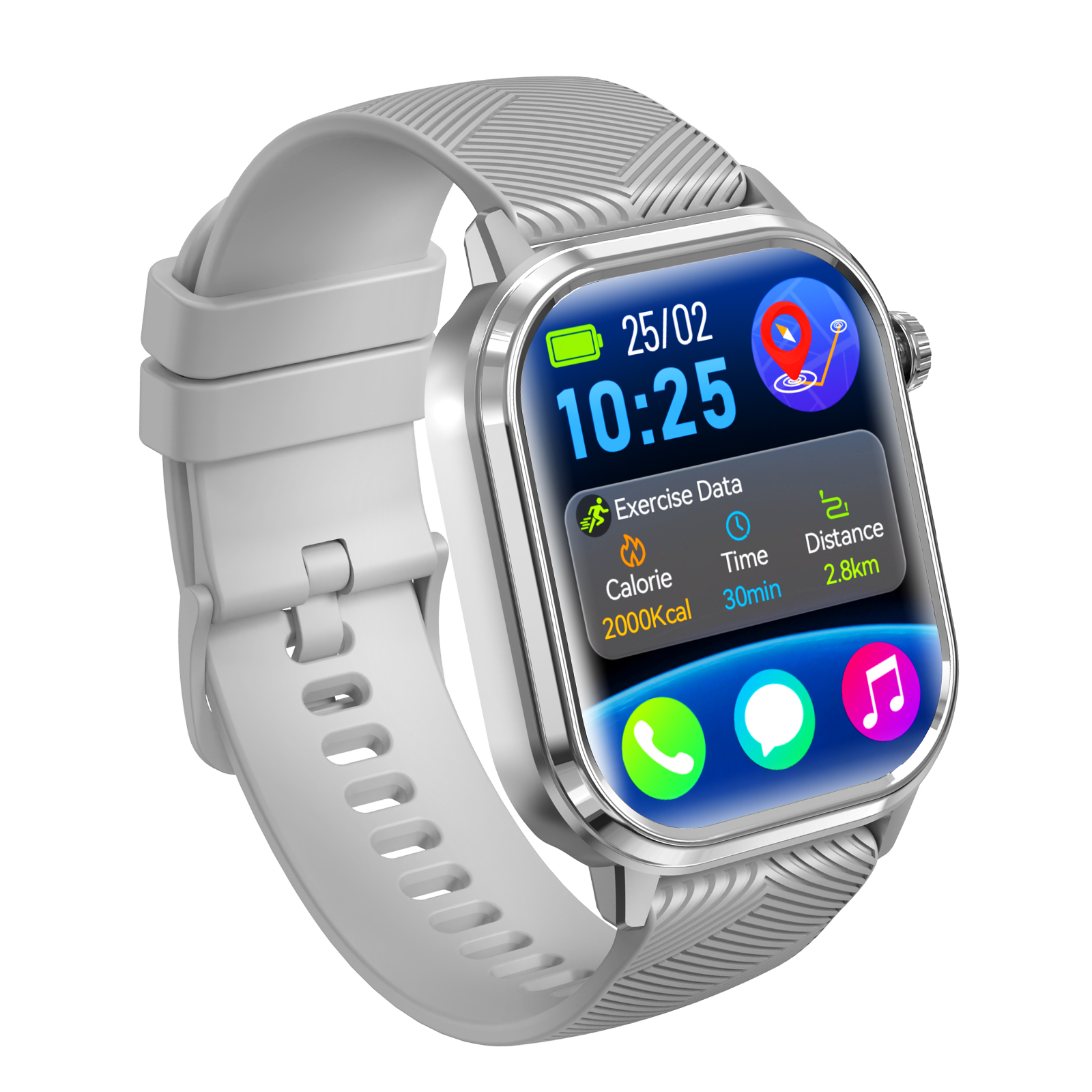 CARDIGO ECG+GPS Premium Professionele Smartwatch - Gezondheids- en fitnesstracker