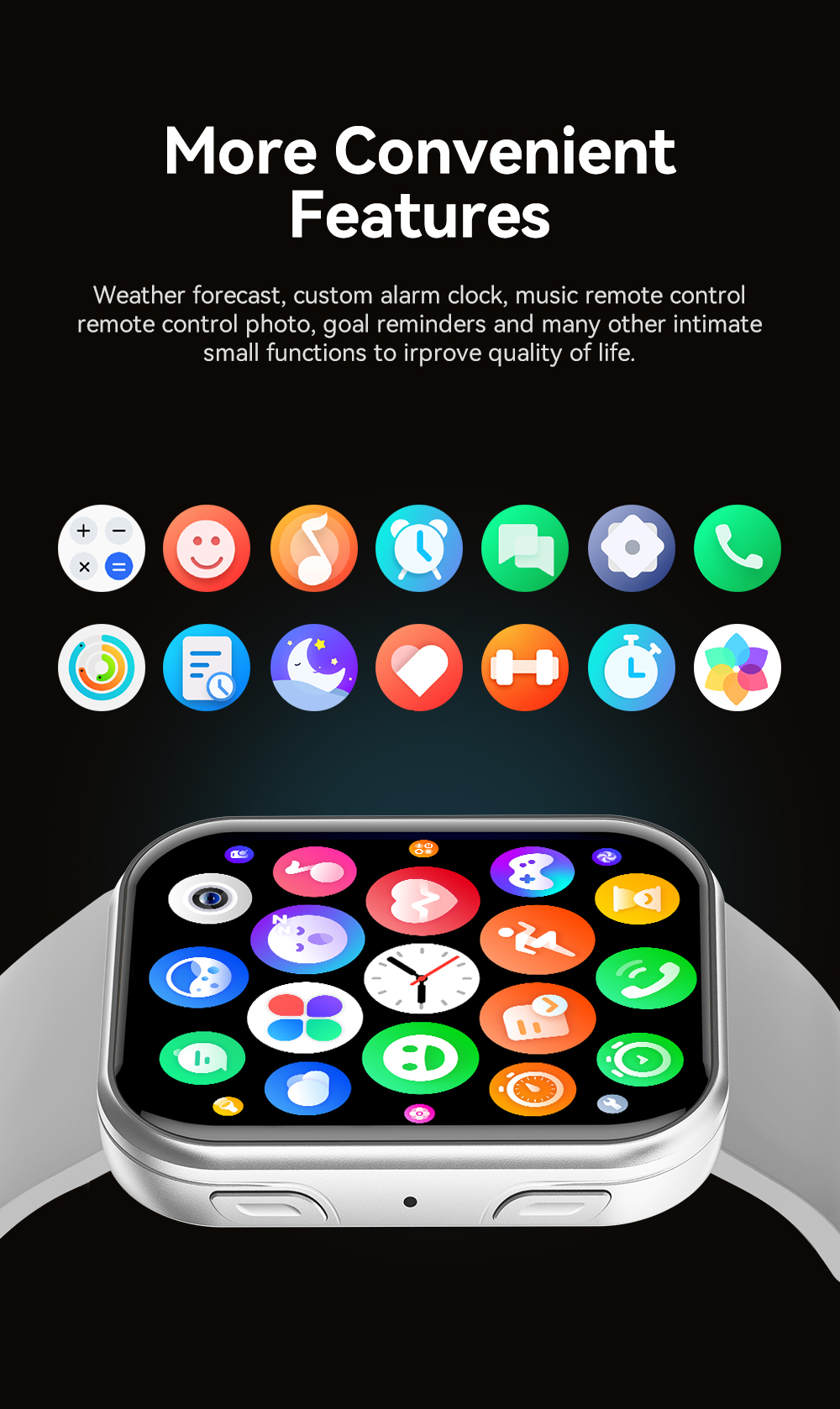 VS30 PRO Smart Watch with AMOLED Screen & BT Call