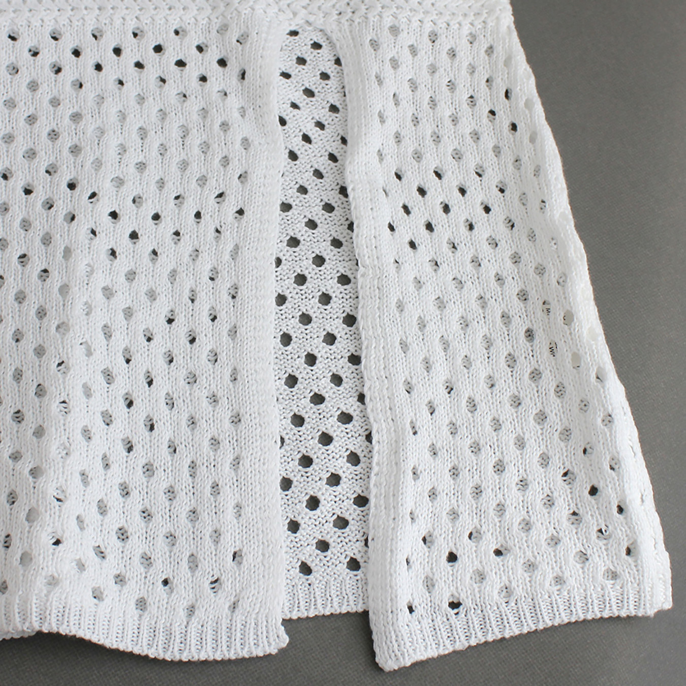 Knitted Maxi Crochet Slit Cami Dress Summer