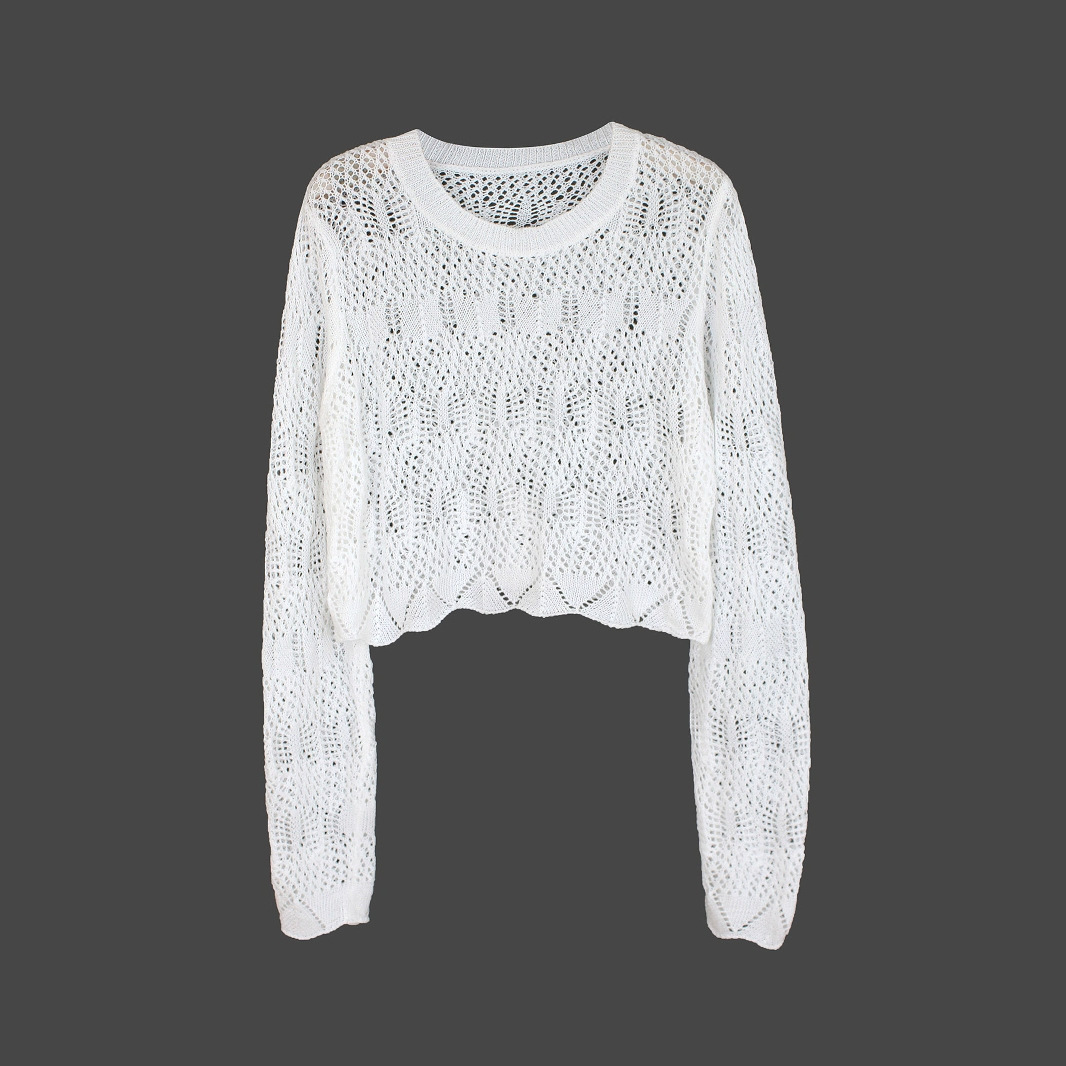 Lace Knit Sweater & Shorts Set - Spring Summer Outfit SSU-00037