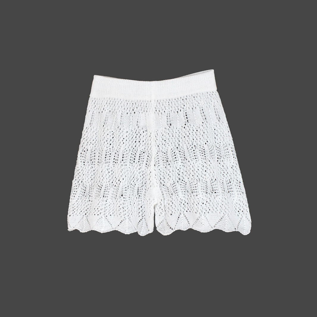 Lace Knit Sweater & Shorts Set - Spring Summer Outfit SSU-00037