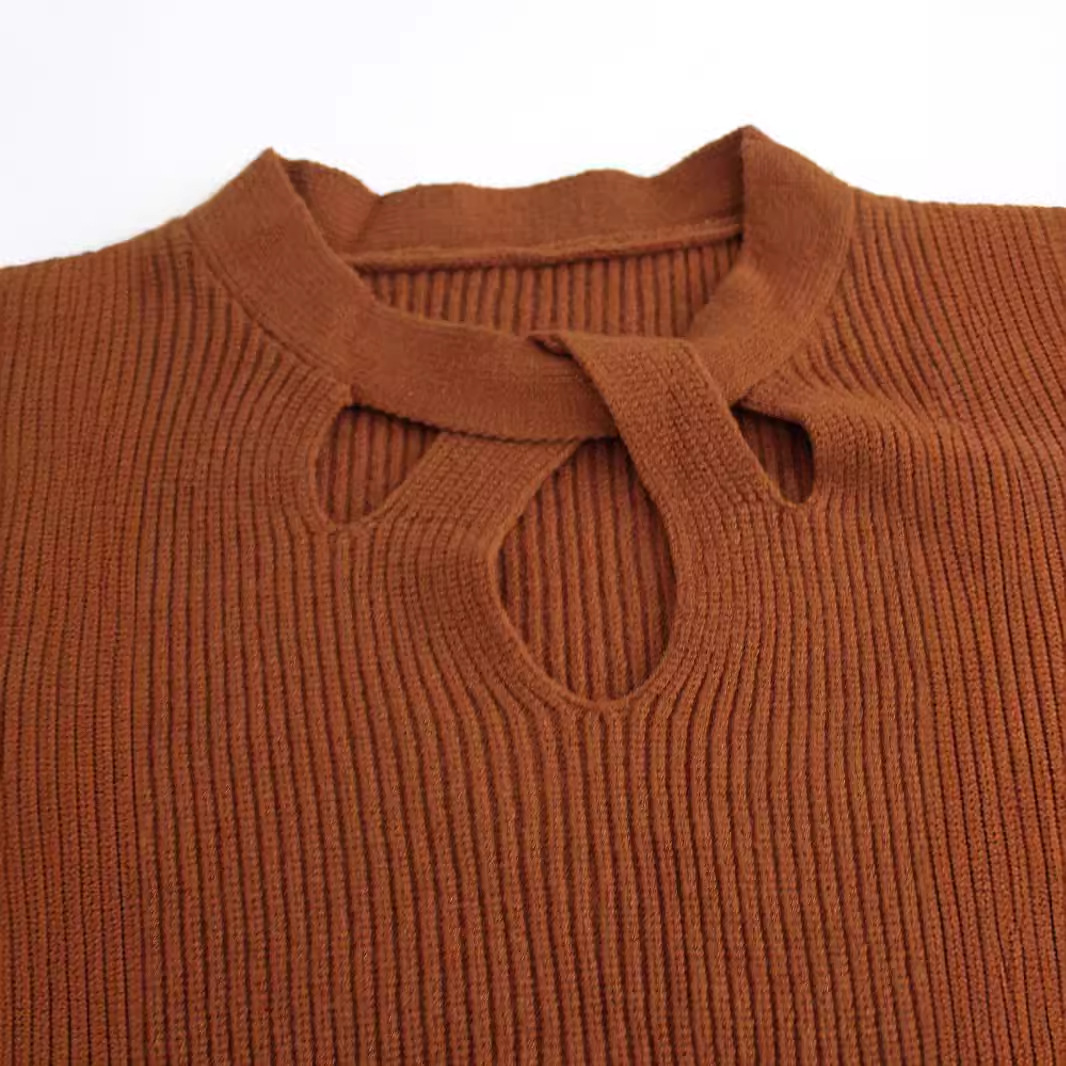 Knit Pullover Long Sleeve Casual Top Spring Autumn SSU-00103