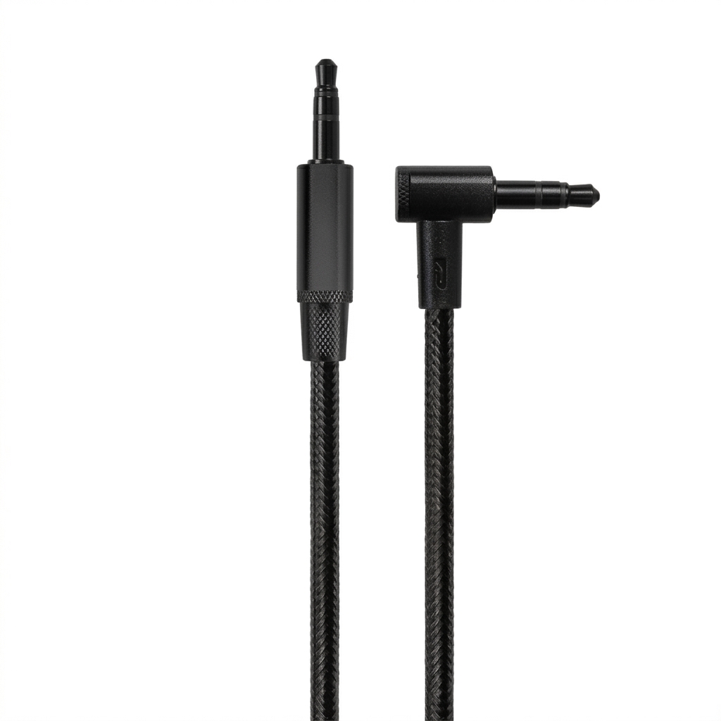 3.5mm Braided Stereo Jack AUX Audio Cable, Auxiliary Cord for Car, Home Stereo, Headphones