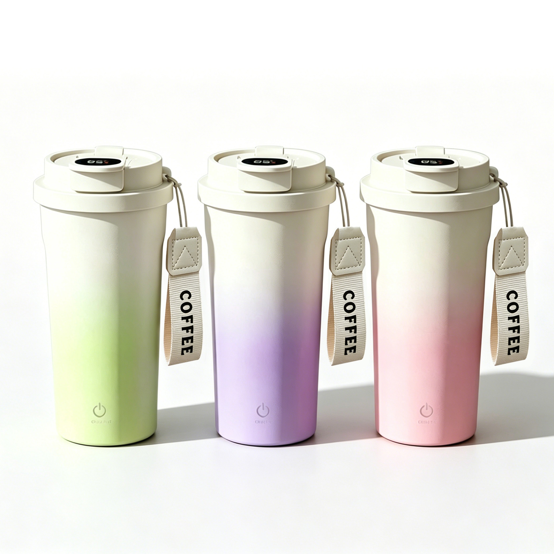 Automatischer Rührbecher mit intelligenter Temperaturanzeige, doppelwandiger Isolierung, lebensmittelechtem Edelstahl, magnetischem Rührbecher, wiederaufladbar über USB-C