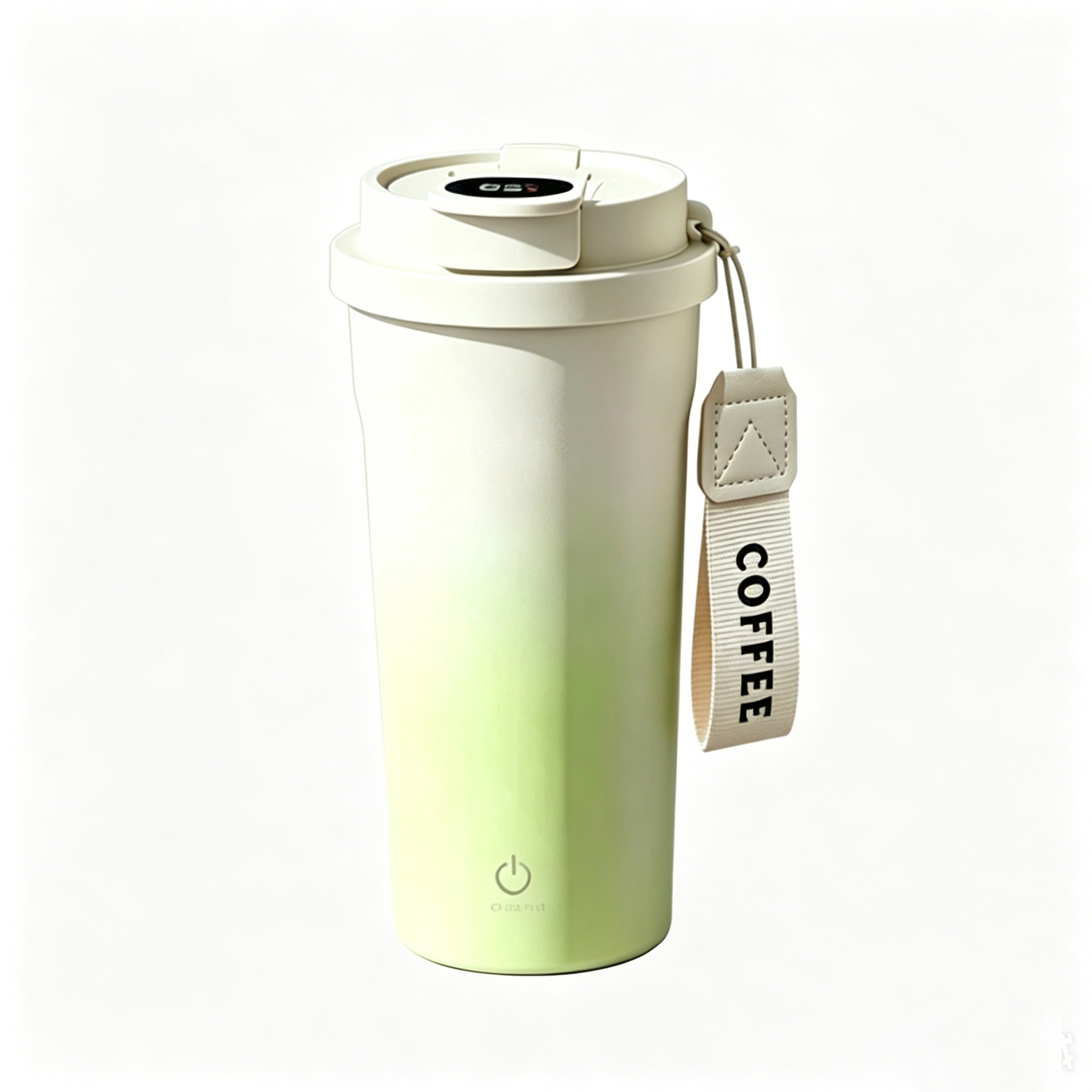 Automatischer Rührbecher mit intelligenter Temperaturanzeige, doppelwandiger Isolierung, lebensmittelechtem Edelstahl, magnetischem Rührbecher, wiederaufladbar über USB-C