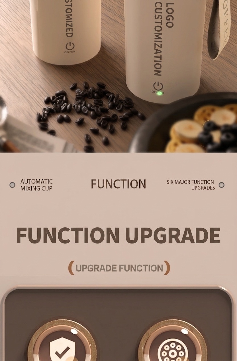 Automatischer 400-ml-Kaffeebecher mit Rührfunktion und intelligenter Temperaturanzeige, Edelstahl 304, wiederaufladbar über USB-C, 30 Tage Standby-Zeit