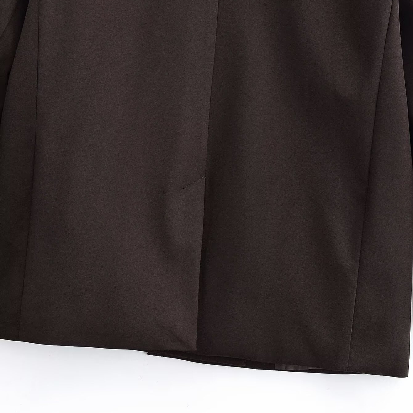 Blazer Dames Stijlvol Bruin Gestructureerd Pakjasje KUN-00040