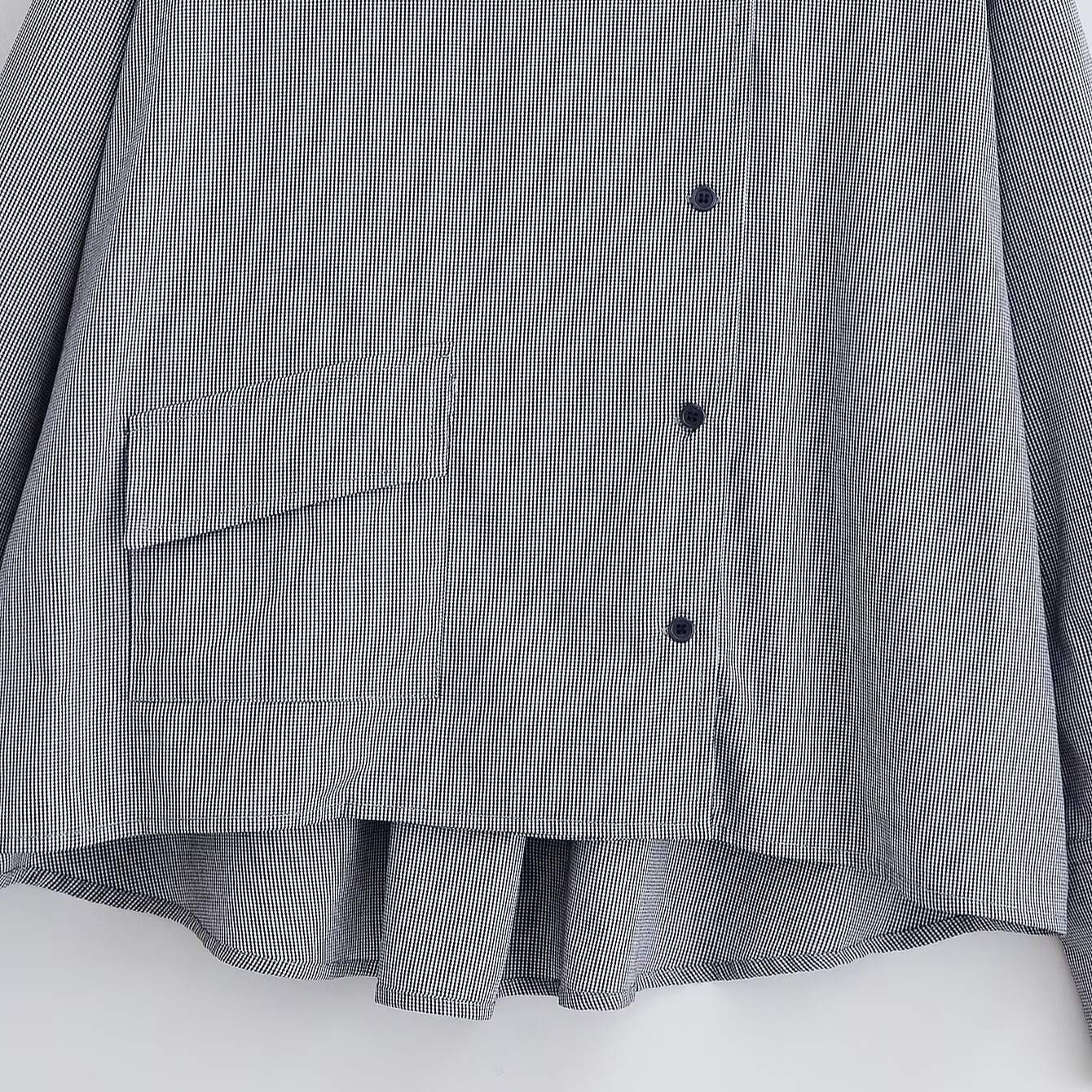 Plaid Pocket Shirt - Stylish European Style Blouse KUN-00104