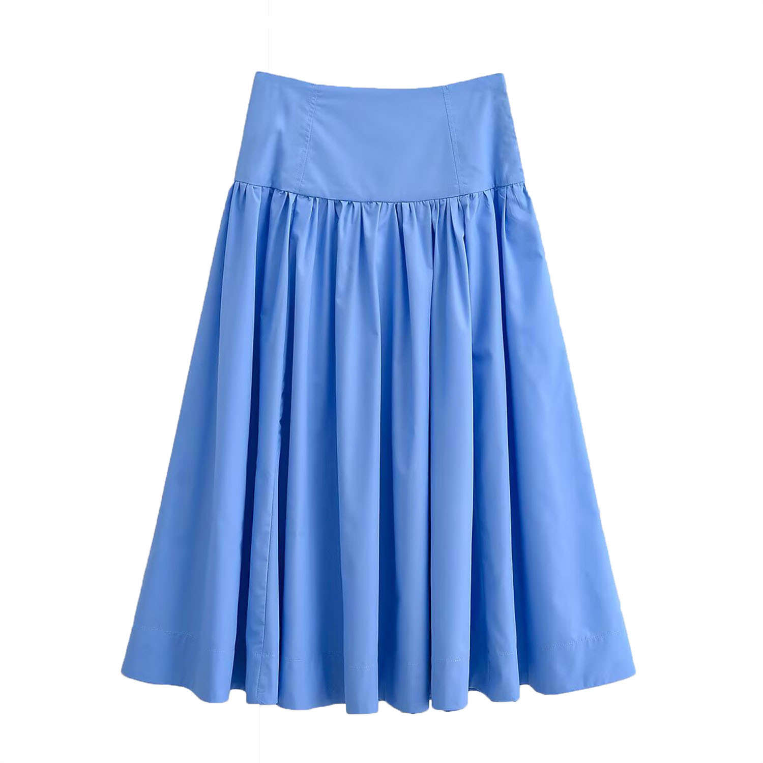 Women's Midi Skirt - Fluffy A-Line Versatile Chic KUN-00025