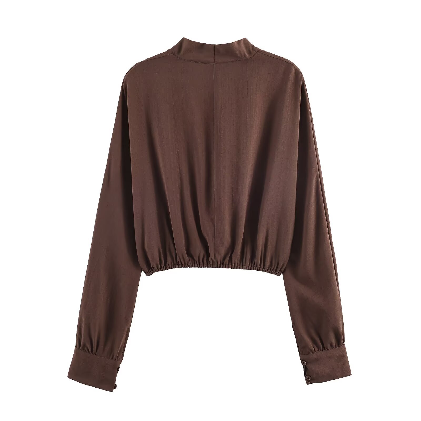 Conjunto de lino para mujer: Conjunto moderno de pantalón ancho y camisa KUN-00010