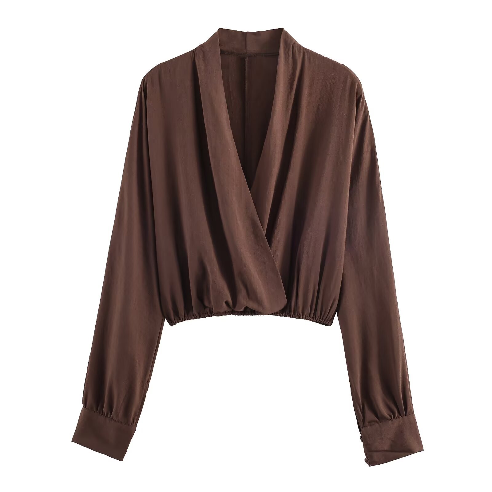 Conjunto de lino para mujer: Conjunto moderno de pantalón ancho y camisa KUN-00010