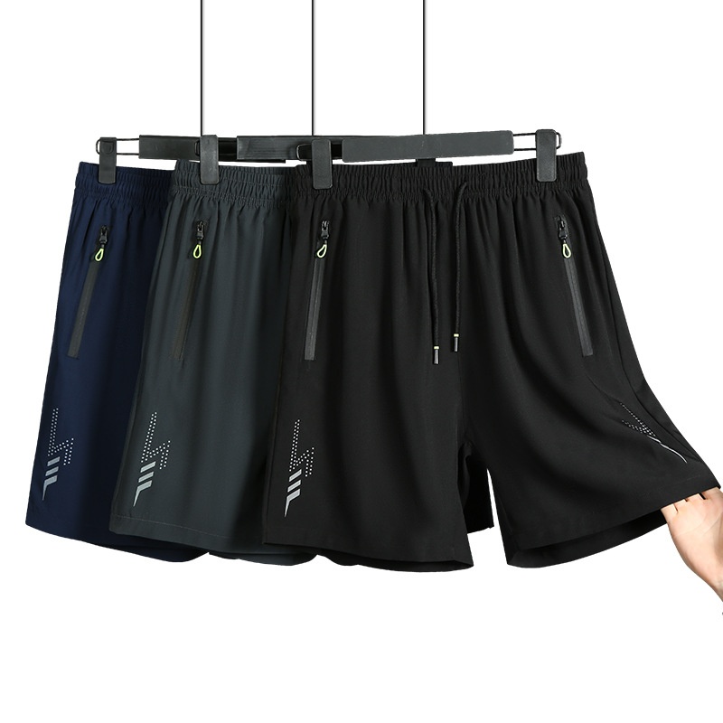 Men's Ice Silk Sports Shorts Quick Dry Breathable