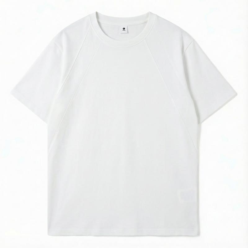 Men's Casual Raglan Style Crew Neck T-Shirt