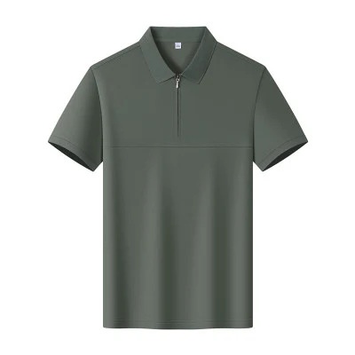 Polo da uomo a mezza zip ad asciugatura rapida - Traspirante e fresca