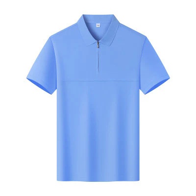 Polo da uomo a mezza zip ad asciugatura rapida - Traspirante e fresca