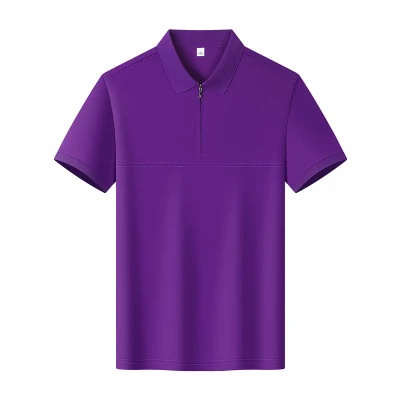 Polo da uomo a mezza zip ad asciugatura rapida - Traspirante e fresca