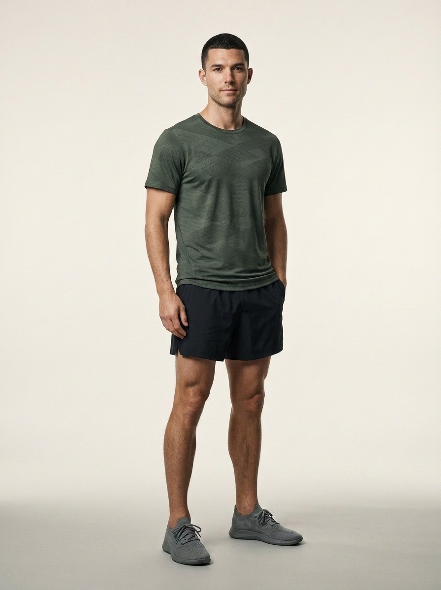 Men's Ice Silk Quick Dry Sports T-Shirt