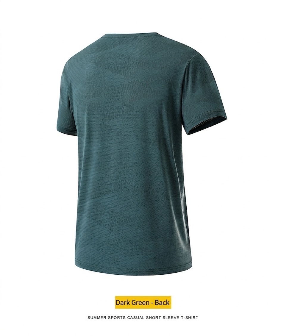 Men's Ice Silk Quick Dry Sports T-Shirt