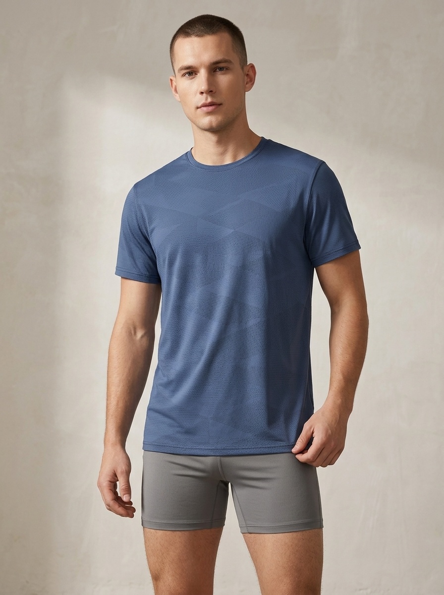 Men's Ice Silk Quick Dry Sports T-Shirt