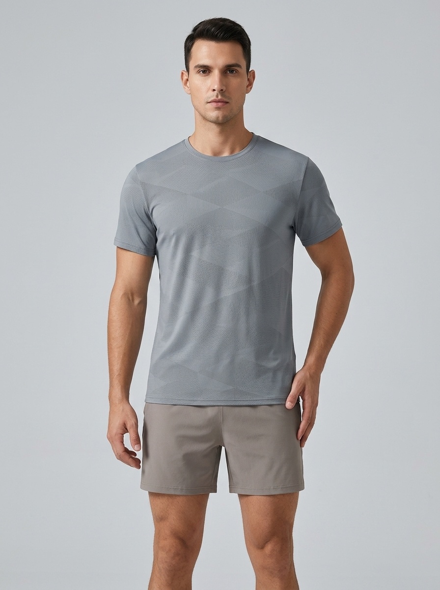 Men's Ice Silk Quick Dry Sports T-Shirt