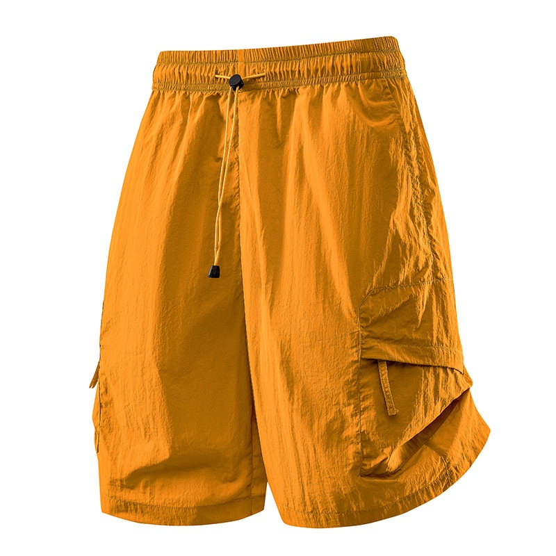 Pantalones cortos cargo de secado rápido para hombre: ligeros y transpirables.
