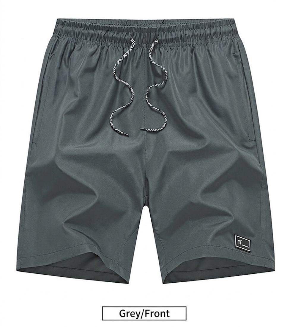 Schnelltrocknende Herren-Sportshorts mit Taschen und Kordelzug