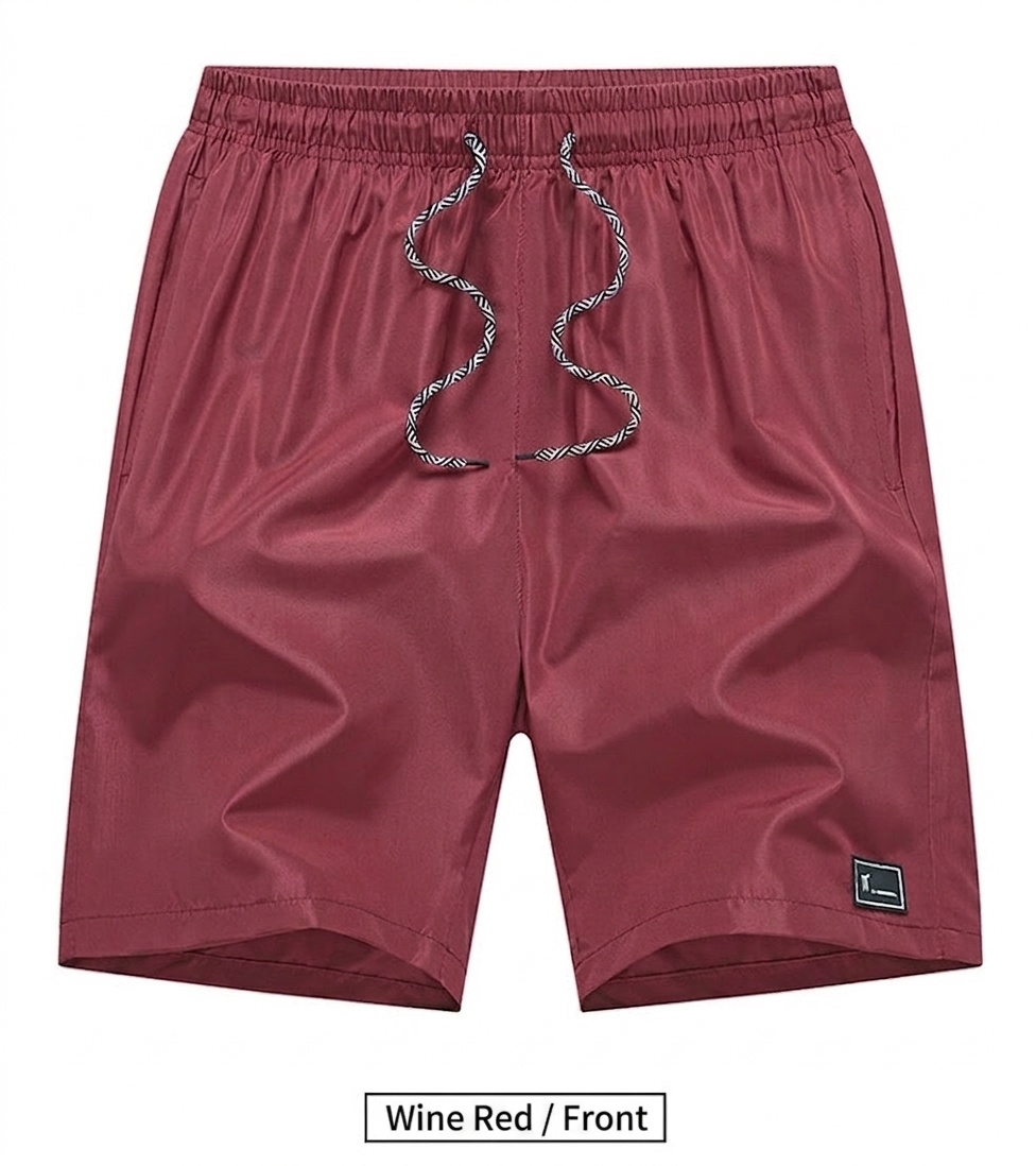 Schnelltrocknende Herren-Sportshorts mit Taschen und Kordelzug
