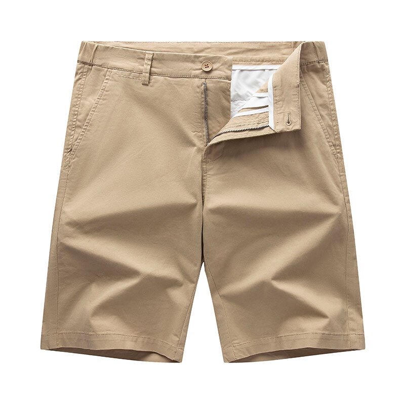 Pantalones cortos chinos elásticos y cómodos para hombre - Estilo casual y deportivo