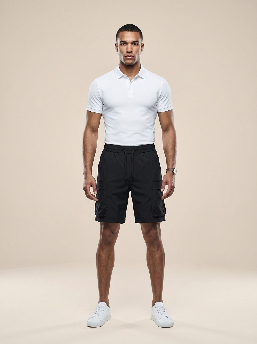Pantalones cortos tácticos cargo para hombre - Prendas de exterior de secado rápido