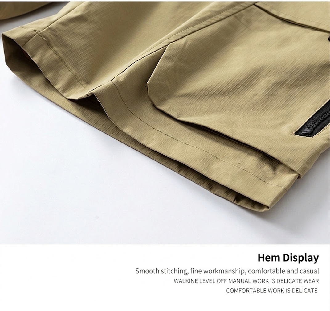 Pantalones cortos tácticos cargo para hombre - Prendas de exterior de secado rápido