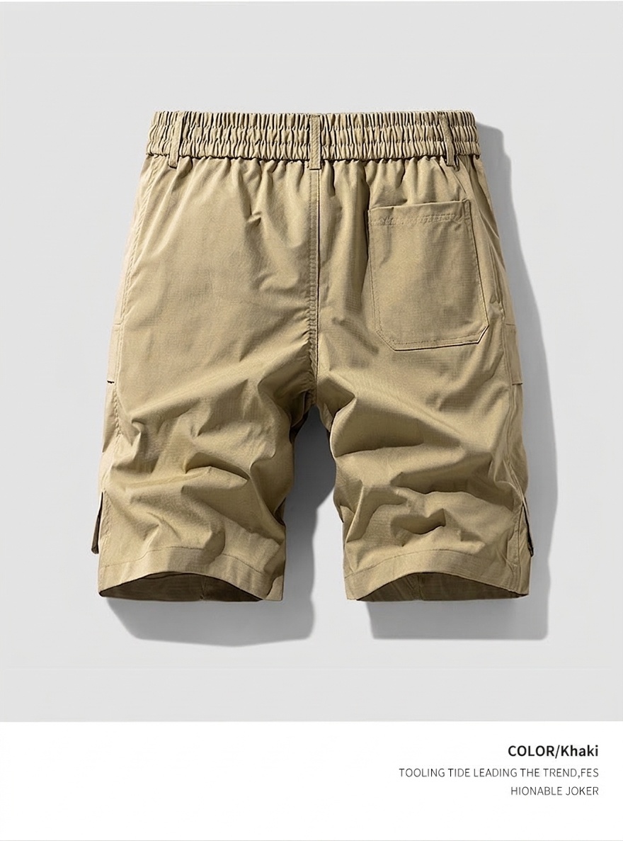 Pantalones cortos tácticos cargo para hombre - Prendas de exterior de secado rápido