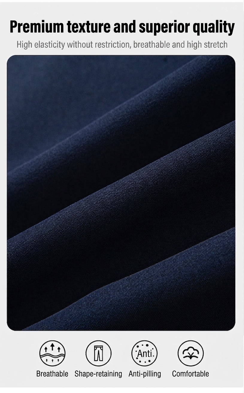 Pantalones cortos deportivos transpirables para hombre - Secado rápido para gimnasio y running