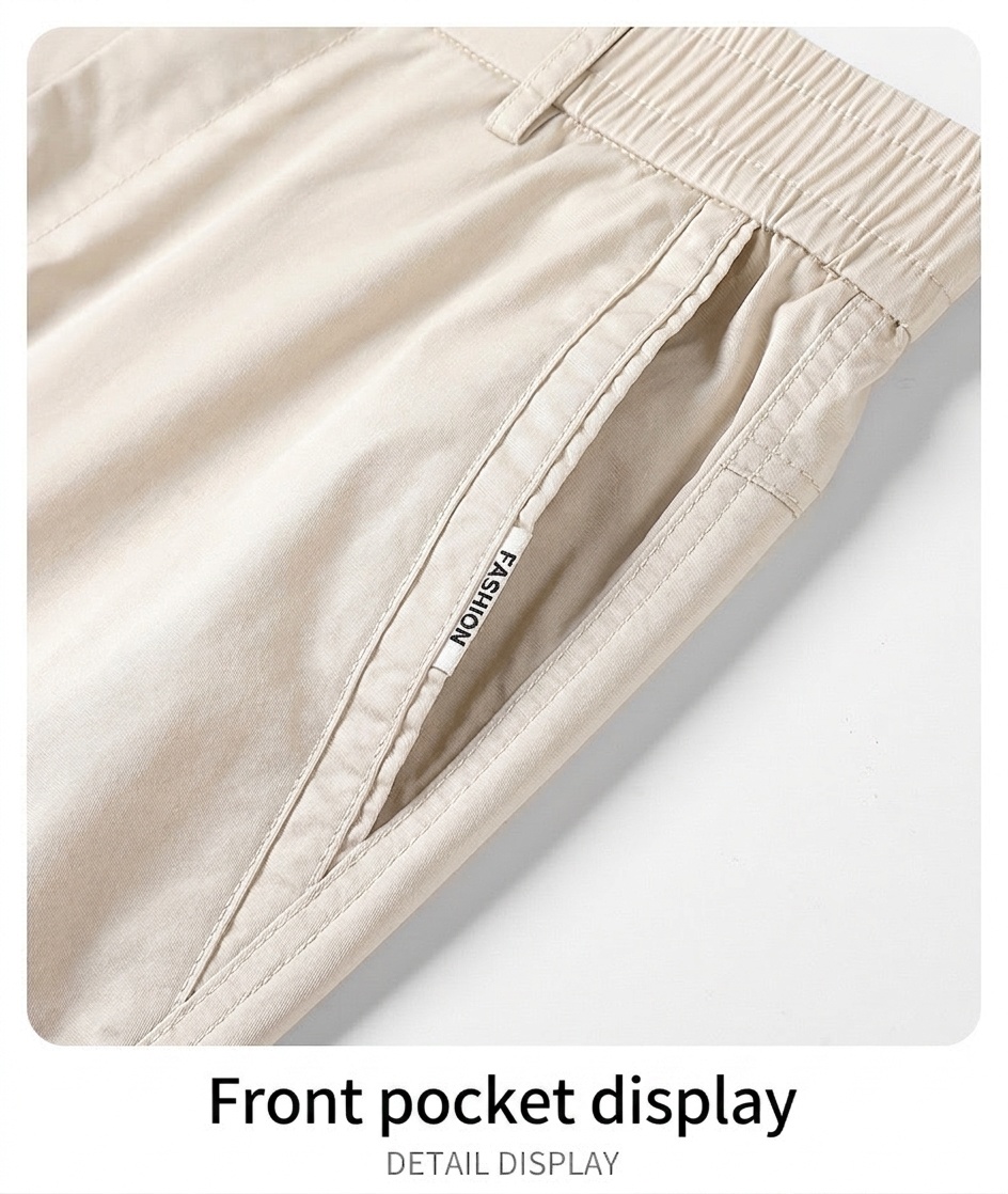Elastische, schnelltrocknende und atmungsaktive Herren-Freizeit-Sportshorts