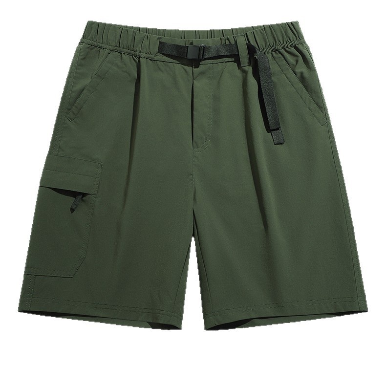 Schnelltrocknende Outdoor-Cargoshorts für Herren mit Gürtel