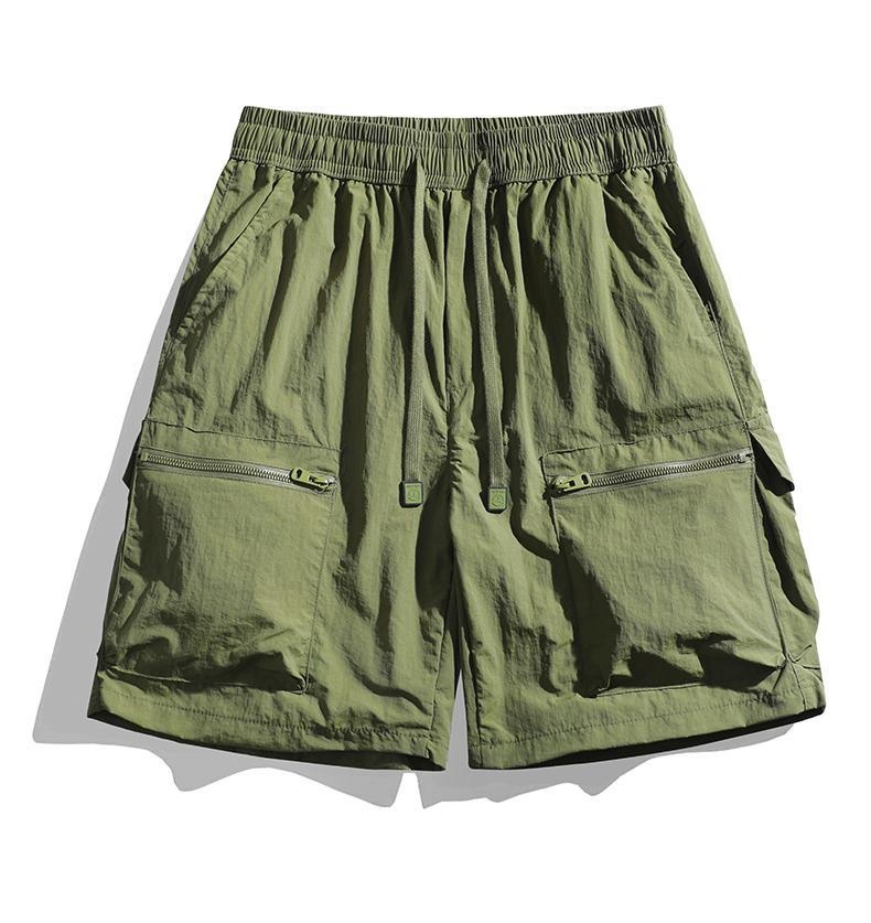 Pantalones cortos cargo ligeros para hombre con bolsillos - Estilo casual y deportivo